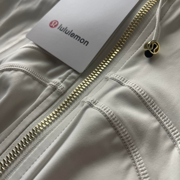 Lululemon Align Set White Cream Size 8 NWT Jacket + Leggings Athleisure - Picture 5 of 6